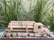 Zabawka Drewniana Auto z Balami – Siup