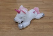 Maskotka/pluszak jednorożec, kolor biały, różowy