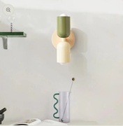 Lampa na ścianę kinkiet do sypialni cozy bauhaus art deco pop art vintage