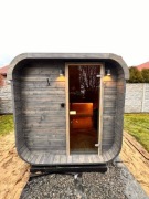 Sauna Ogrodowa 250cm z inteligentnym piecem elektrycznym zdalnie sterowanym