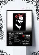 Playboi Carti Whole Lotta Red Im Music plakat album a3 w ramce obraz poster