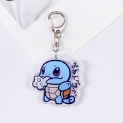 „Brelok akrylowy Squirtle Pokemon - uroczy chibi design, prezent dla fana”