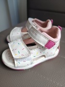 Geox 19 sandałki niemowlęce dziewczęce skórzane stan bardzo dobry