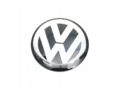 Naklejka Znaczek VW VOLKSWAGEN czarny Emblemat Kluczyk Pilot logo 14mm