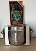 Smukee garnek stalowy z pokrywą do odcedzania i gratis dzwonek Halloween