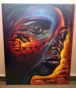 Obraz malowany recznie Afryka