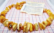 Sprzedam bursztyn bałtycki , duże korale Vintage , biżuteria 