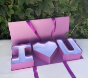 Stylowe i eleganckie pudełko "I Love You” flower box