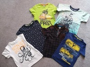 8 t-shirtów chłopięcych 