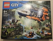 Klocki LEGO City 60437 Helikopter badaczy dżungli w bazie