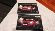 Opel Astra K polska instrukcja obsługi i systemu audio nawigacja + etui