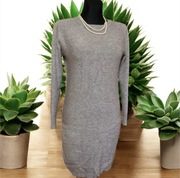 Sukienka swetrowa długi sweter z kieszeniami na zimę N Every Day rozmiar L