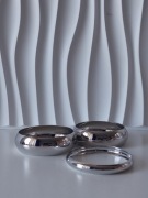 Nowe bransoletki chunky y2k obręcze srebrne