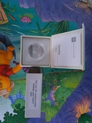 PUDELKO DO MONETY 10 ZL 100 URODZINY J P II 1 OZ CERTYFIKAT KAPSEL