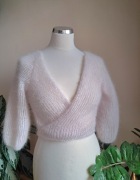 Cudny sweterek z kidsilk. Handmade. 