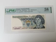 Banknot 1000 złotych seria AA 1975r PMG 58