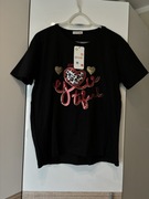 T-shirt damski Moda Kataliński Youtiful serce