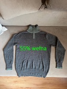 Sweter sportowy unisex 55% wełna Stormberg r. L - stan perfekt!