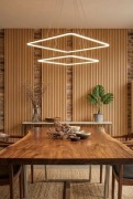 Lampa wisząca Milagro NIX 1 -punkty światła zintegrowane źródło LED