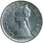 500 Lirów Włochy Zestaw 100 sztuk monet Srebro 0,835 Ag nie sztabka