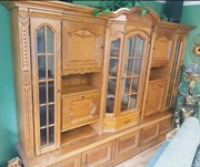 Meblościanka Witryna Dębowa 