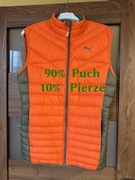 Bezrękawnik męski 90% puch, 10% pierze packable Puma, r. S-nowy bez metki