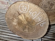 ORZECH CZARNY Amerykański 39/35/8 cm Wysuszony Blat Plaster Drewna Stolik