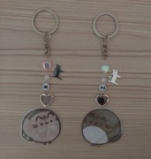 Matching breloczków Pusheen i Tommy