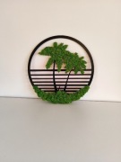 Palma z mchu. Mech. Palmy. Obraz, dekoracja. 40 cm