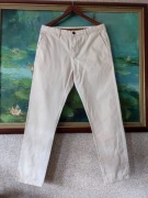 Zara spodnie comfort casual dżinsowe letnie damskie  bawełniane safari