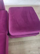 Sofa kanapa podwójna i potrójna pufa 