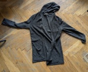 Kardigan sweter z kapturem pier one zielony