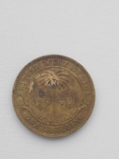 Moneta 1 szyling Brytyjska Afryka Zachodnia 1940 