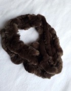 Cudny szalik 100% z królika Piękny Okazja! 85 cm 