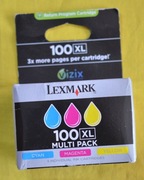 ORYGINALNY ZESTAW TUSZY LEXMARK 100 XL MULTI PACK
