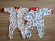 2 x Pajacyk niemowlęcy Next rozm. 50/56