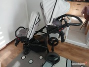 Wózek bliźniaczy rok po roku Bexa Duo szary