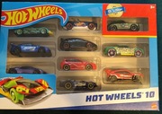 HOT WHEELS 2022 10 PACK LAMBORGHINI HURACAN HONDA CIVIC SUBARU NISSAN GT-R 