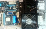PLYTA GLOWNA GIGABYTE GA+MA790GPT,COOLERY,DYSKI TWARDE 