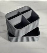 Dekoracyjne pudełko z przegródkami – organizer w stylu loft