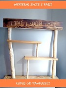 Drewniana półka na lodówkę organizer na zamówienie SZEPT