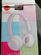 Słuchawki bezprzewodowe nauszne radio, bluetooth  + slot microSD mp3 