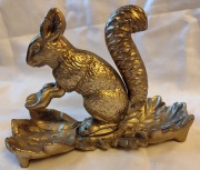 Piękny, stary, mosiężny dziadek do orzechów 