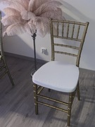 Krzesło złote z poduszką