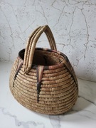 Duży Solidny Gęsto tkany Kosz Wiklinowy Torebka na Plażę