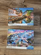 Puzzle 2 x 500 elementów Clementoni 