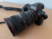 aparat SONY A7R2 + adapter CM-EF-NEX + Canon EF 17-40 f/4 L USM - komplet