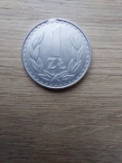 Polska 1 zł 1988 stan -I/+II; destrukt