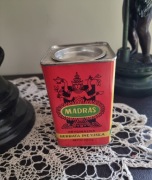 Kolekcjonerska puszka 200g.-PRL-MADRAS z lat 50-tych .XXw.