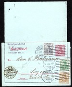 DR, sekretnik z obiegu, Berlin 20.06.1902. Stempel wirnikowy i odbiorczy